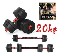 Comprar Kit De Pesas Mancuernas Ajustables Barras Para Long-xing Ejercicio Gym Pesas Gimnasio Multifuncional Mancuernas 20 Kg Color Black 1 Unidades