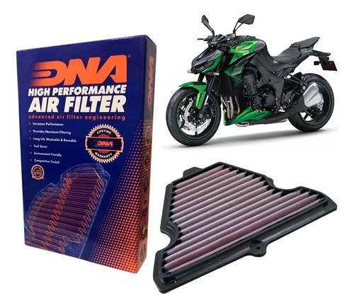 Filtro De Ar Dna Filters Kawasaki Z1000 Z 1000 2010 A 2024