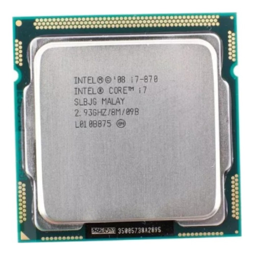 Procesador Intel I7 870 Hta 3.6ghz 4 Nucleos Cores