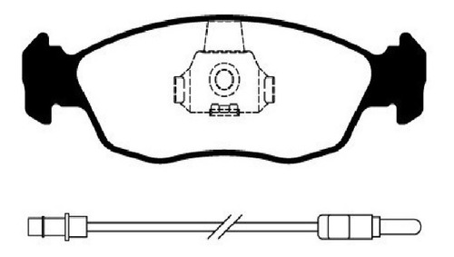 Juego Pastillas De Freno Delans Litton P/ Peogeot 306 94-95