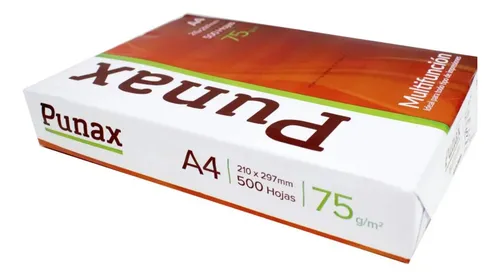 Resma A4 Punax 75grs X500 Hojas X5 Ledesma