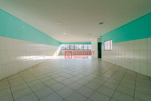 Imagem 1 de 15 de Salão Para Alugar, 110 M² Por R$ 1.500,00/mês - Conjunto Residencial Paes De Barros - Guarulhos/sp - Sl0177