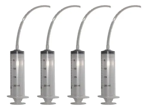 10 Jeringas Con Manguera De 10 Ml Para Alimentar Pájaros Jóvenes – Accesorios Para Palomas Y Loros
