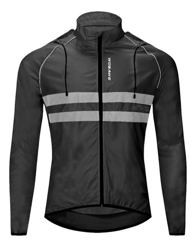 Reflective Jacket Windbreaker Cycling Running With Pockets