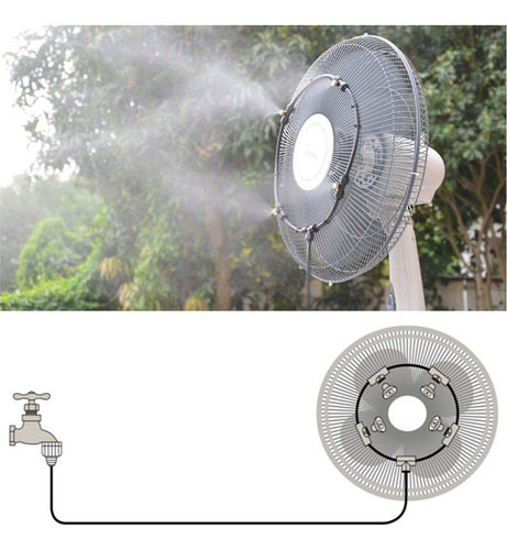 Ventilador De Nebulización Para Exteriores, Enfriador De A