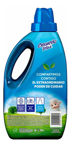 Suavizante De Telas / Ropa Ensueño Max Frescura Azul 2.8 L