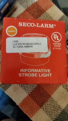 Luz Estroboscopica Sl-126/a Ambar ,nuevas Sin Uso 