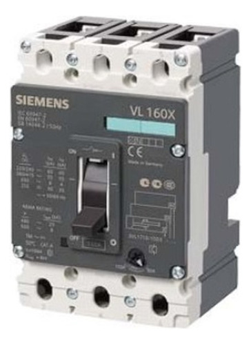 Breaker 3x125 Amp   Siemens 3vl1712-1dd33-0aa0