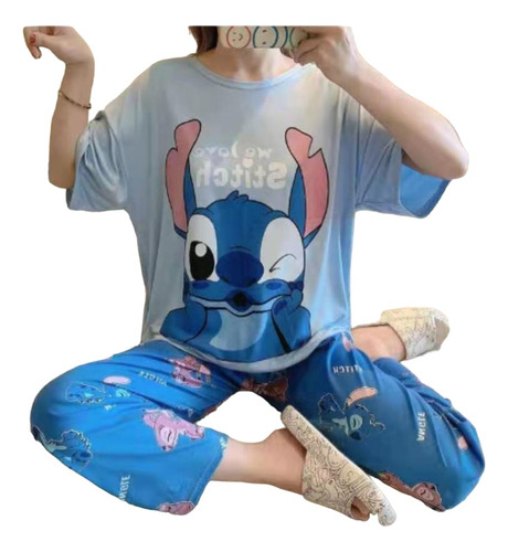 Pijama Pantalon Y Remera Stitch Minnie Donald Daisy Mickey