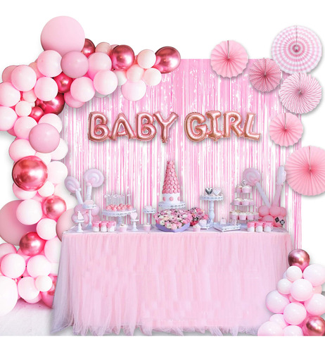 Decoracion Baby Shower Para Niña: Globo 10  129 Pieza Fiesta