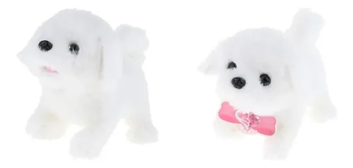 2 Piezas De Perro De Peluche Eléctrico Robot Caminar Ladrar | Cuotas 2 Piezas De Perro De Peluche Eléctrico Robot Caminar Ladrar | Cuotas