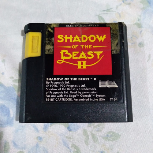 Jogo Mega Drive Shadow Of The Beast 2- Sega Genesis Original (Usado)