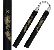 Comprar Nunchaku O Chacos Color Negro Entrenamiento Cadena Metalica