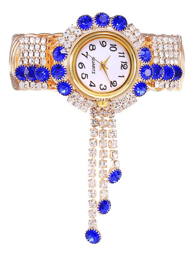 Reloj De Pulsera De Lujo Con Diamantes De Imitación Para Muj