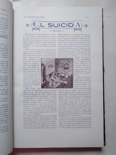 La Espiga De Oro Antigua Publicación Poblana 1909-10 Puebla (Usado)