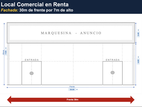 Local Comercial En Renta Periferico Norte Naucalpan.