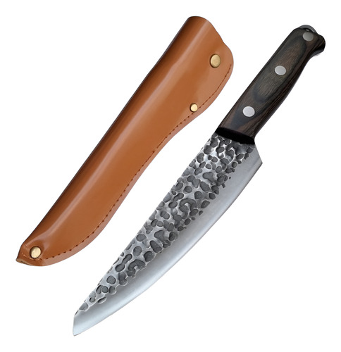 Cuchillo Cocina Chef Asador Profesional Funda Cfm Único