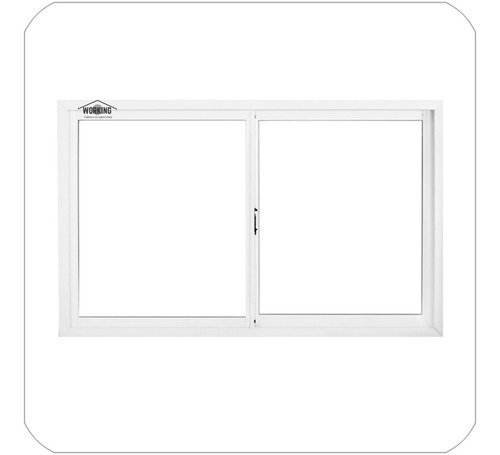 Ventana Corrediza Aluminio Herrero 200x150 Vidrio Entero 4mm