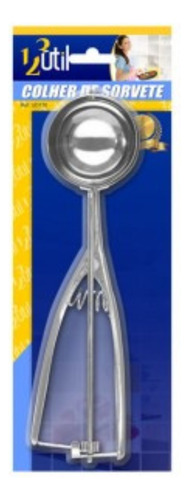 Colher Extratora De Sorvete Com Ejetor Manual Inox