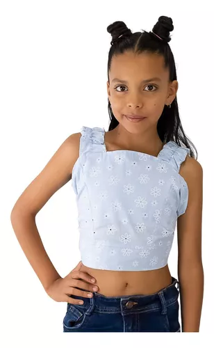 Blusa Tiras Marfil Niña Juvenil