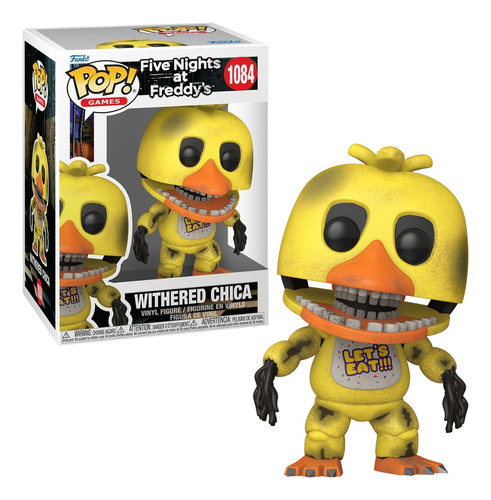 Funko Pop Whitered Chica #1084 Five Nights At Freddys