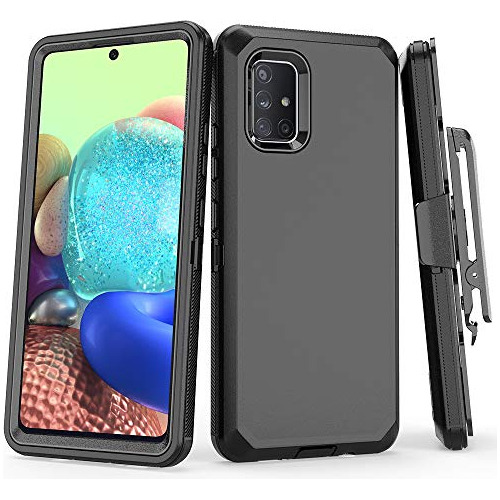 Funda Para Samsung Galaxy A71 5g Negro 6.7 Pulgada Duro A Pr