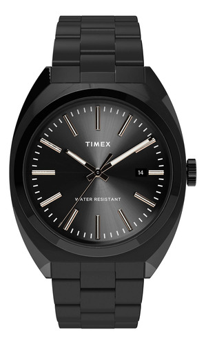 Timex Reloj Milano Xl De 1.496 in Para Hombre, Negro/oro R.