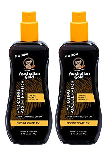 Gel En Aerosol Acelerador De Bronceado Oscuro Australian Gol