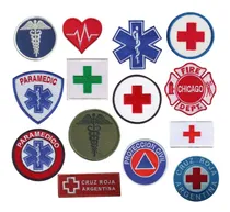 Comprar 50 Parches Bordados Emergencias Salud Médicos Paramédico