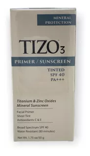 Protector Solar Mineral Tizo 3 Spf 40 Con Color 50g