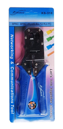 Crimpadora Ks Modern Ks-318 En Color Original