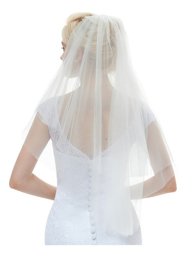 Imagen 1 de 4 de Vincha Velo Novia Casamiento Blanca Halloween Disfraz