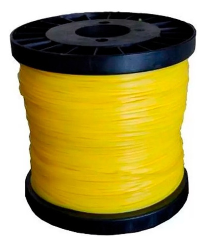 Tanza Arnetoli Nylon P/trim. 2,4 Mm Desmalezadora 90mt 1/2kg Color Amarillo