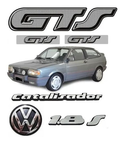 Kit Adesivos Emblemas Volkswagen Gol 1995