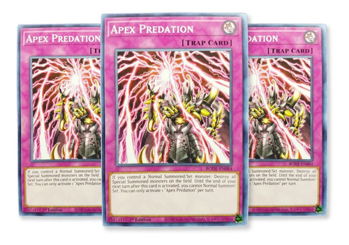 Yugi-oh! Apex Predation Bode-en084 Comun