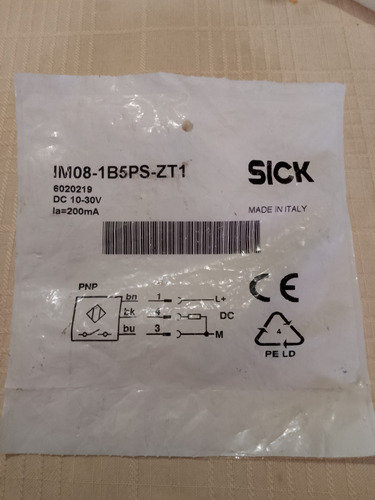 Sensor Sick Inductivo Proximidad Im08-1b5ps-zt1
