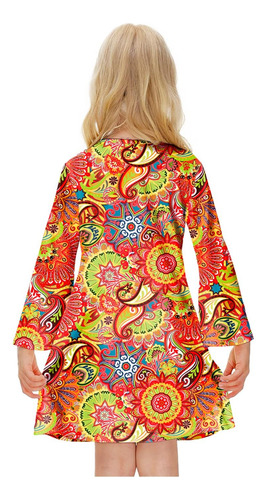 Vestido Groovy De Los Años 70 Vestidos Retro Hippie De De 60
