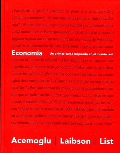 Laibson Y List Acemoglu - Economía(novedad 2017)