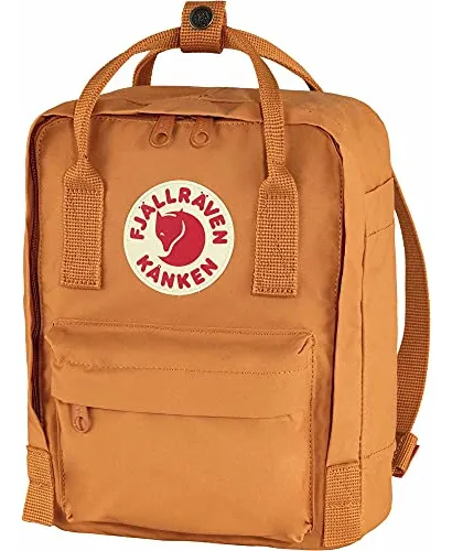 Mochila Fjallraven Kanken Mini, Clay/verde, Talla Única