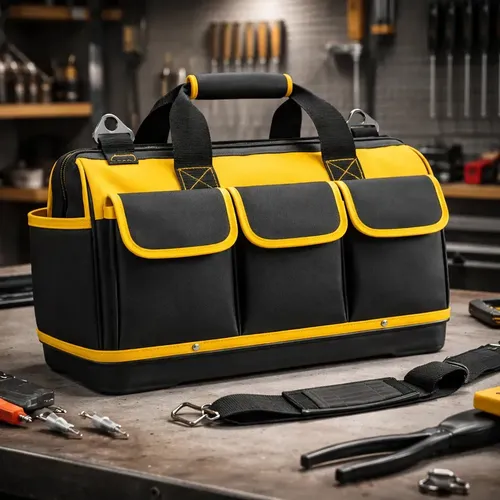 Bolsa Maleta De Ferramentas Grande Reforçada 16 Bolsos Para Eletr...