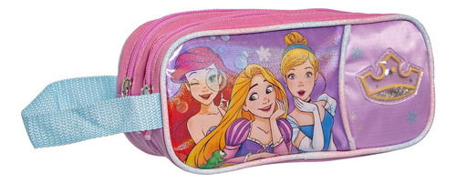 Kit Mochila Princesas Lonchera Lapicera Original Primaria Rosa Rosa