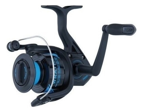 Carrete Penn Pesca Spinning Wrath - Wrth5000c Color Negro Lado De La Manija Derecho/izquierdo