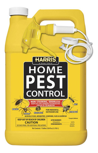 Harris Insectos Caseros, Espray Liquido De Galon Con Formula