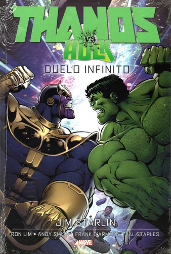 Thanos Vs Hulk Duelo Infinito N° 01 - Em Português - Editora Panini - Formato 19 X 28 - Capa Dura - Bonellihq Cx700 Dez23