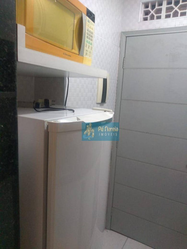 Imagem 5 de 10 de Kitnet Com 1 Dormitório À Venda, 27 M² Por R$ 108.000 - Ocian - Praia Grande/sp - Kn0087