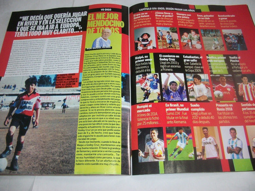 Revista Ole Enzo Plate * El Hincha Que Cumplio El Sueño * (Usado)