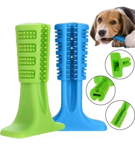 2 Mordedor Escova De Dentes Brinquedo Pet Dental Cachorro