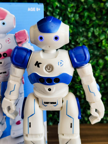 Rc Robot Control Remoto Juguete Inteligente Cantar Bailar Robot Blanco/azul