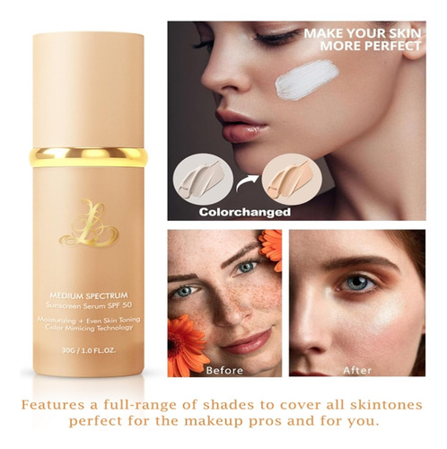 Bio Foundation 4 En 1 - Corrector De Cobertura Total De