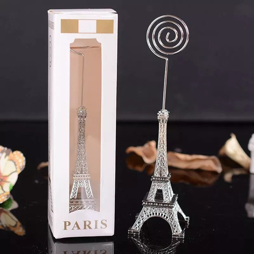 Torre Eiffel Porta Recado Foto Decoração Em Miniatura 17 Cm